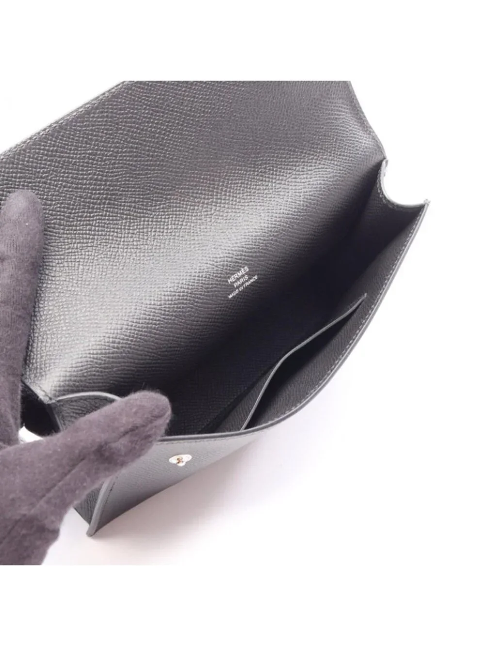Hermes Shoulder Bag Nap To Go Black Leather Calf
